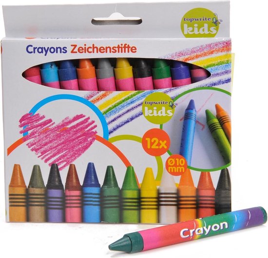 Topwrite - 12-delige set pastelpotloden (2)