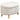 Bank met opbergruimte, poef, ovale vorm, fluweel-look, tot 120 kg, 71 x 51,5 x 42 cm, beige