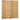 4-delige kamerscherm, 160 x 170 cm opvouwbare bamboe roomdivider voor woonkamer, slaapkamer, natuur