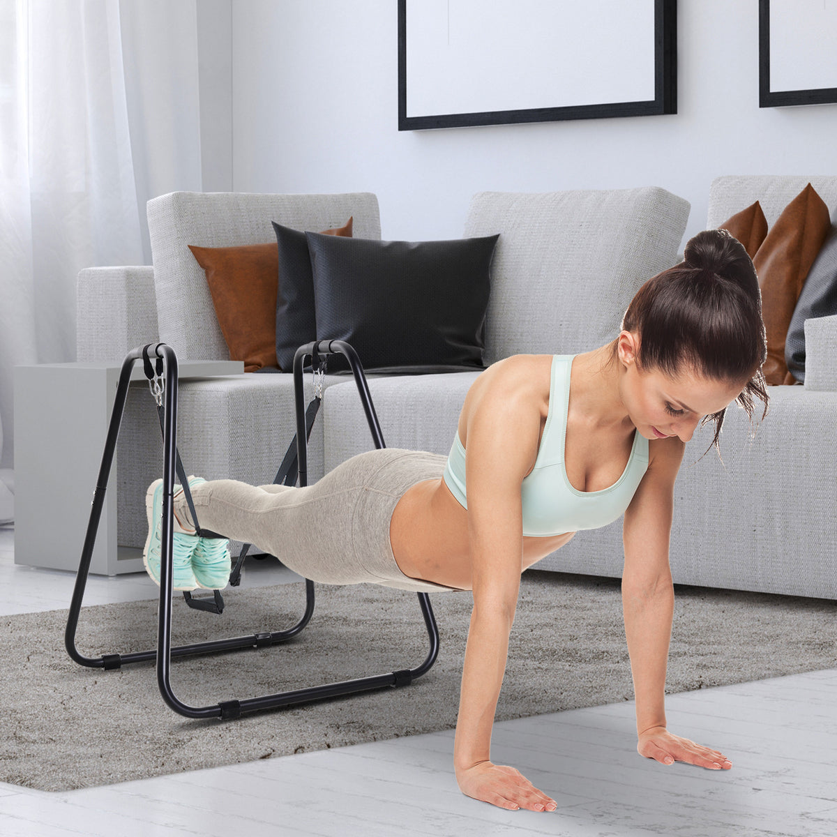 Dip-barren dipstation belastbaar tot 120 kg fitnessapparatuur voor thuis parallettes calisthenics-uitrusting (2)