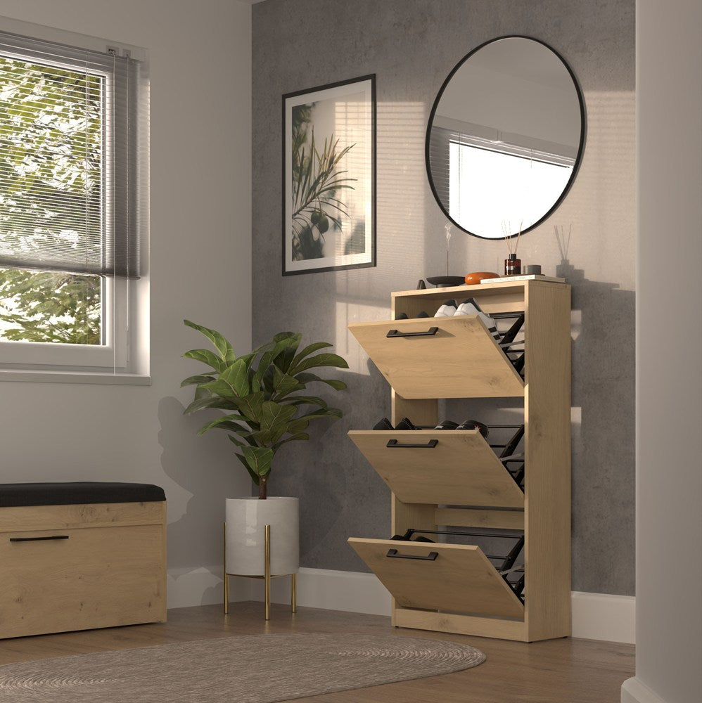 Schuhschrank PAULA EICHE ARTISAN – Produktabbildung 2