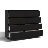 Kommode Malwa M8/140 SCHWARZ – Produktabbildung 2