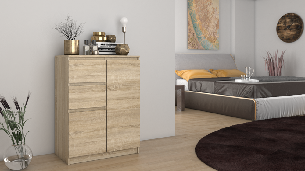 Kommode Malwa 2D2S SONOMA – Produktabbildung 2