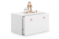 Inga toy chest - handle pink