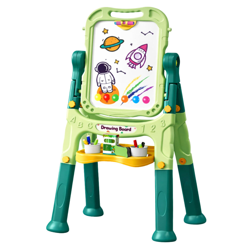 Dubbelzijdig magnetisch whiteboard met magneten en krijt, 48 stuks (2)