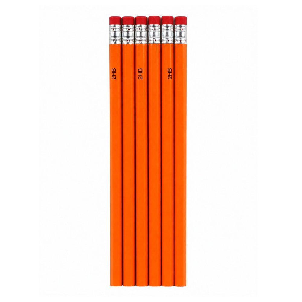 Set met 2 HB-potloden voor schetsen en schrijven met gum, 12 stuks (2)