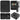 Metalen sleutelkluis met digitale code, 48 haken, zwarte stickers
