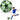 Trainingsvoetbal voor grasvelden, Green Stars, 22 cm, maat 5