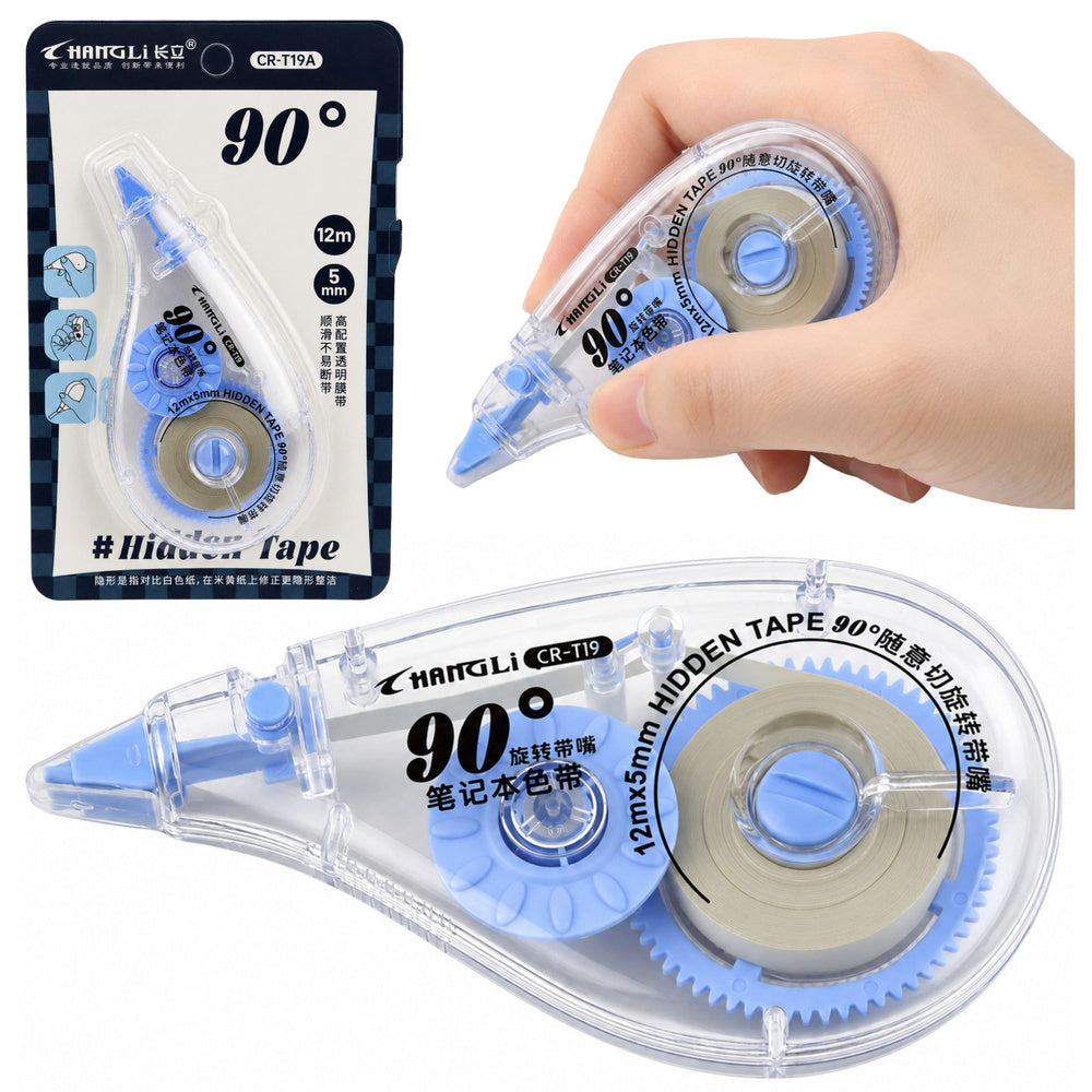 Nauwkeurig correctietape voor school en kantoor, 5 mm x 12 m