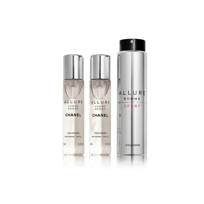 Chanel Allure Homme Sport Travel Spray Navulbaar Set 3 artikelen