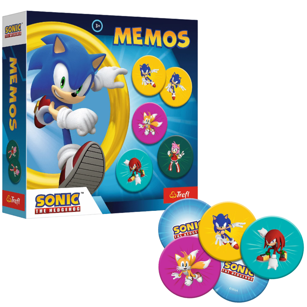 Memo-spel - Sonic - The Hedgehog - Trefl 02897