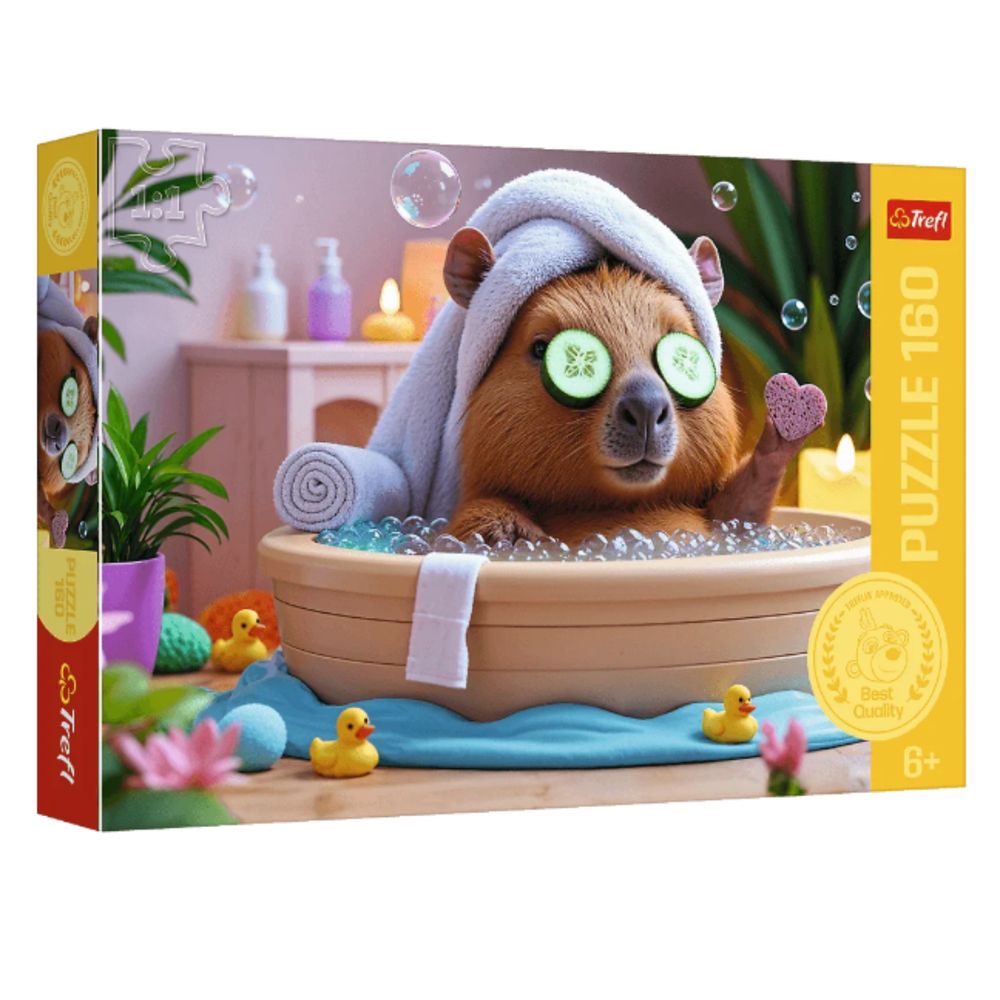 Puzzel - 160 - Capibara in de spa - Trefl 15433