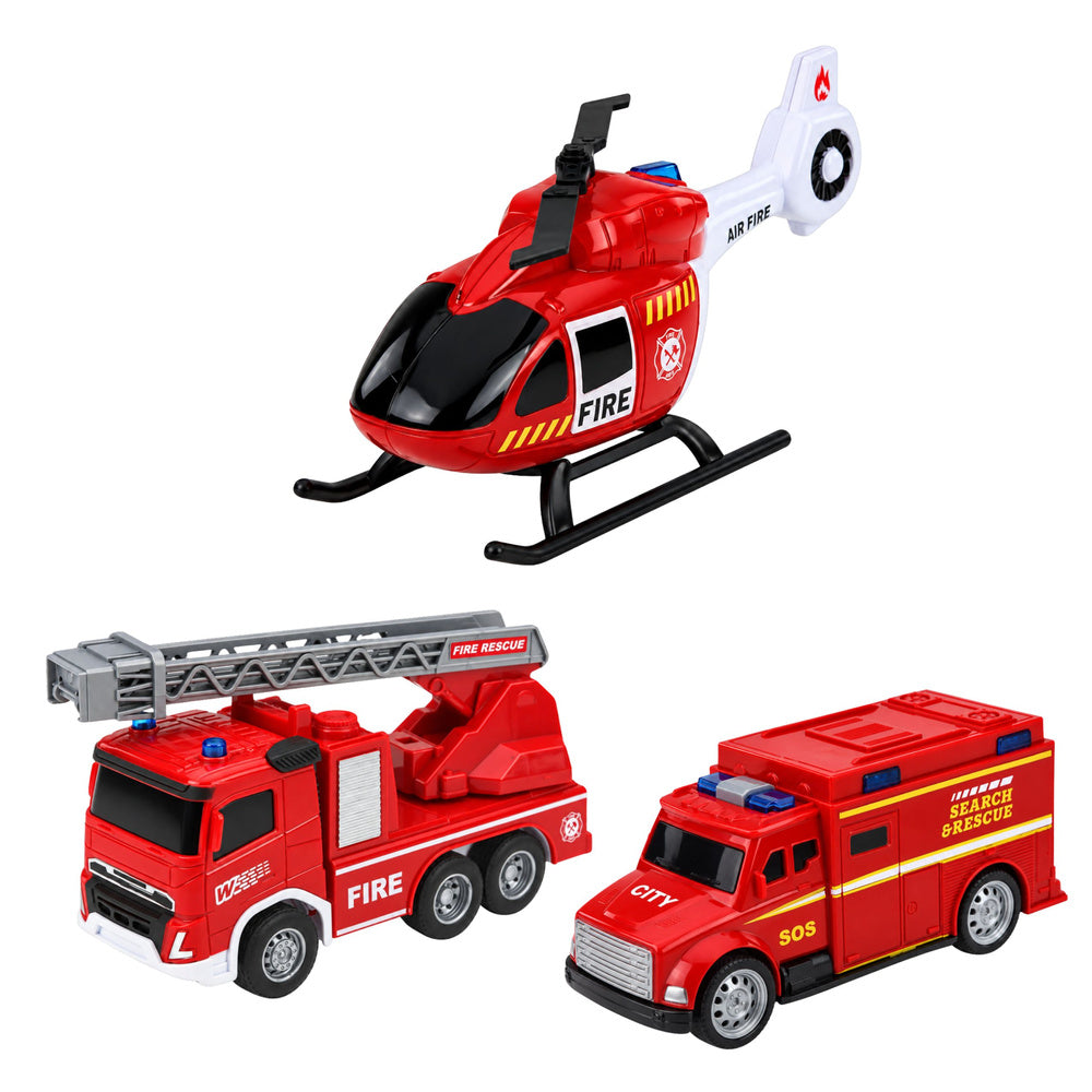Basisgarage brandweerhelikopters portofoons lichten geluiden (2)