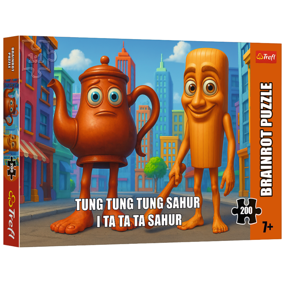 Puzzel - 200 – BrainRots - Tung Tung Sahur – Trefl 13364