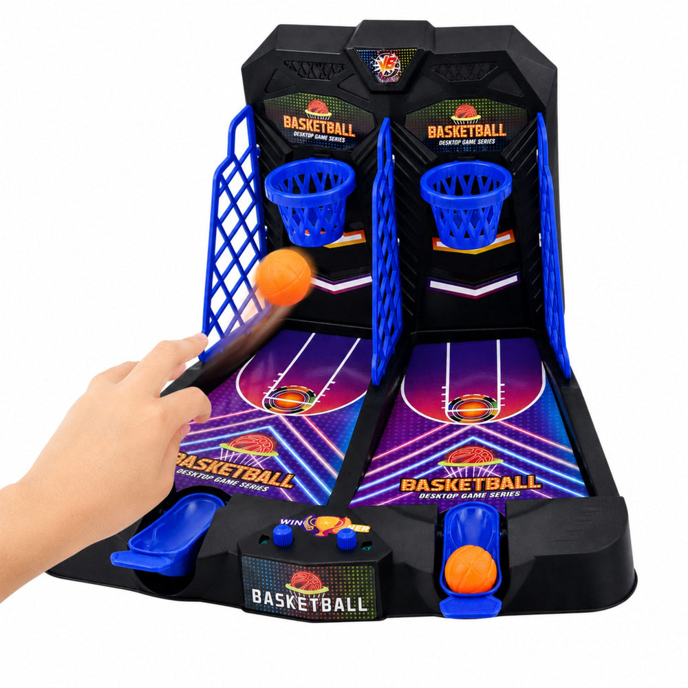 Mini-tafelbasketbal-duel-behendigheidsspel voor 2 spelers (puntentelling) (2)