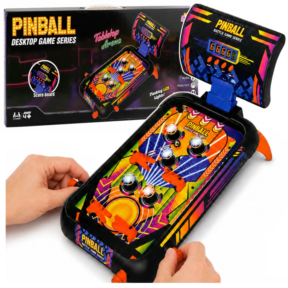 Arcade-spel flipperkast flipper scorebord lichten geluiden