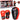 Bokssportset met handschoenen en trainingskussen 2-in-1 Muay Thai