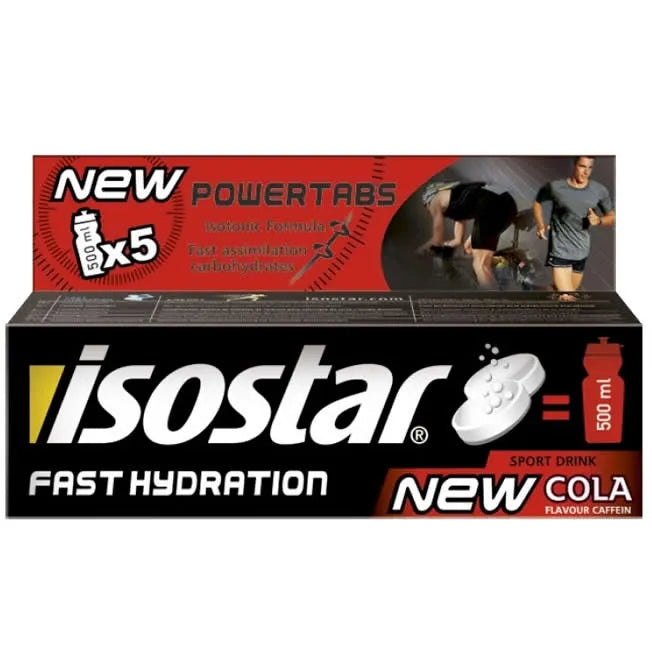 Isostar Powertabs Fast Hydration Cola-drank 10 tabletten x 12g