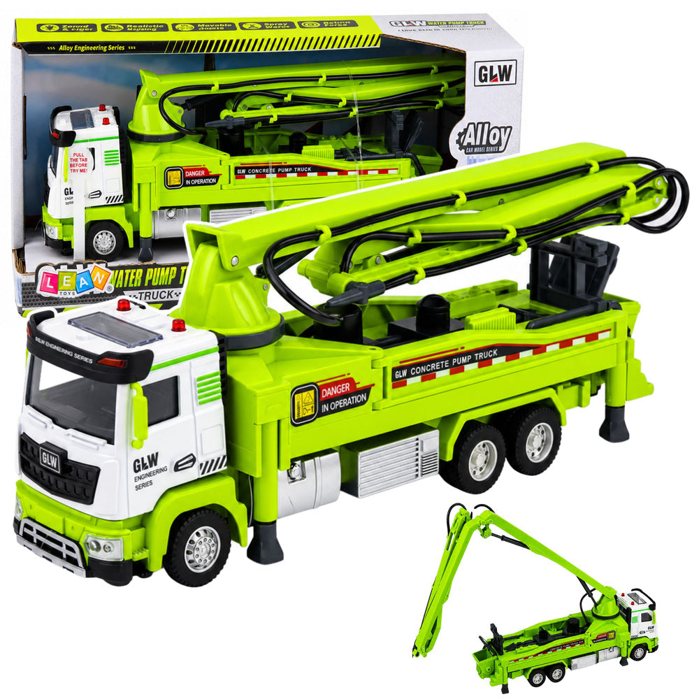 Betonpompwagen met licht, geluid, water, rijfunctie 1:40
