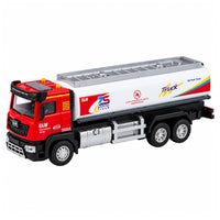 Tankwagen met metalen aandrijving, lichten en geluiden (rood en wit), schaal 1:40 (2)