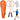 Badmintonset, 3 rackets, shuttles, oranje tas