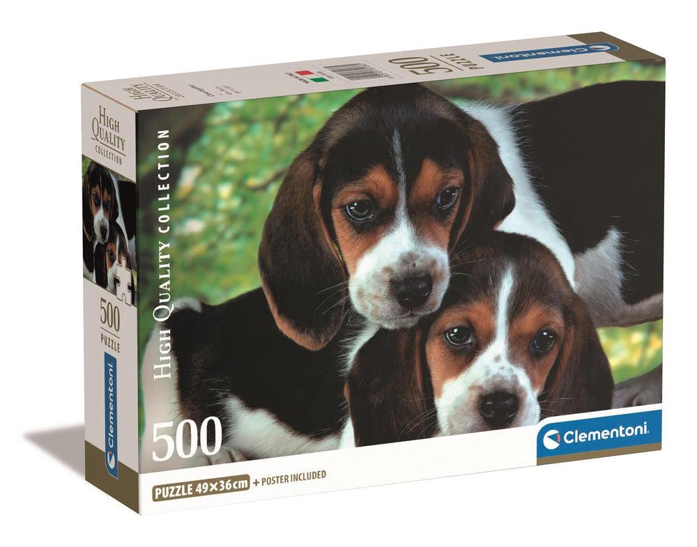 Puzzel 500 HQC BEAGLE PUPPY'S Poster Clementoni 35536
