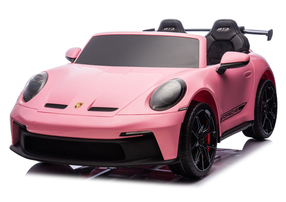 DK-P911 Porsche GT3 24V roze kinderauto op accu (2)