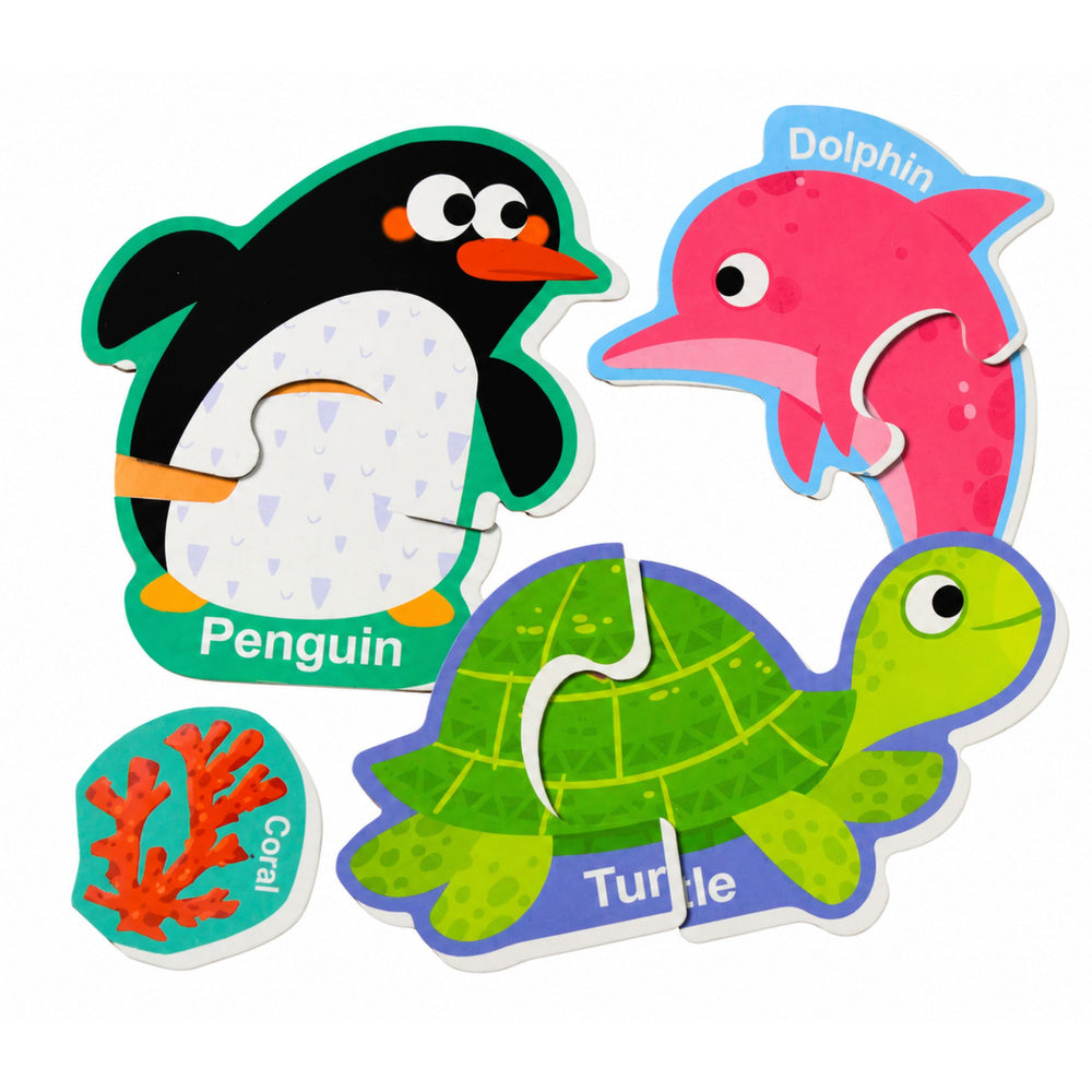 Magnetische puzzel zeedieren koelkastmagneten educatief speelgoed 30-delig (2)