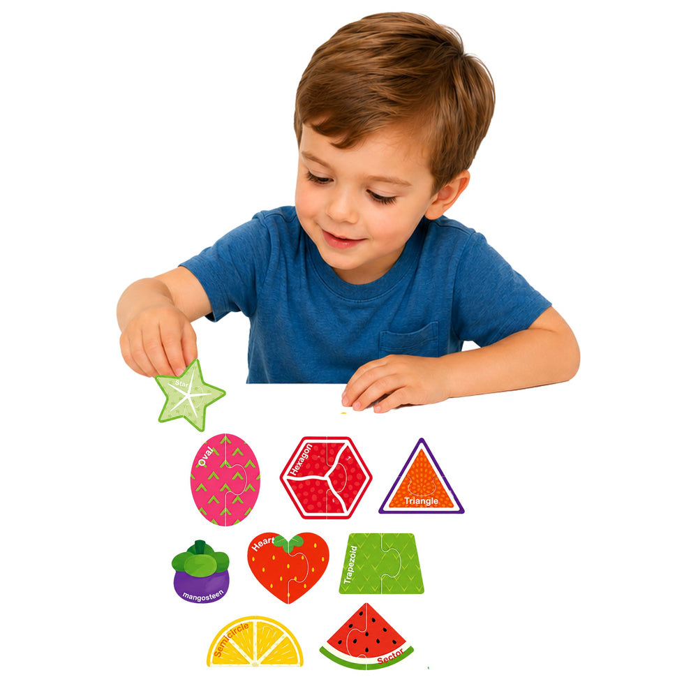 Magnetische leerpuzzel fruit, magneten voor schoolborden en koelkasten, 30 stuks (2)