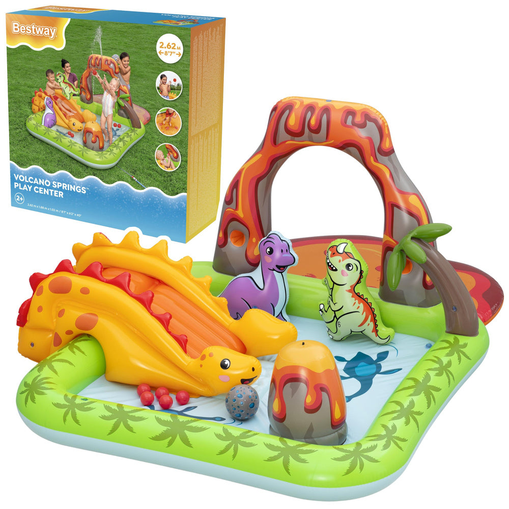 Waterspeeltuin met dinosaurussen en vulkanische ballen Bestway 53172