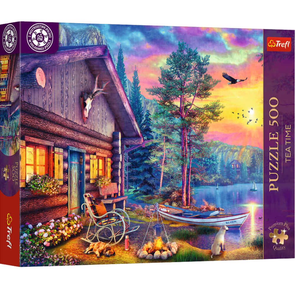 Puzzel - 500 - Tea Time: Haven bij zonsondergang - Trefl 37617