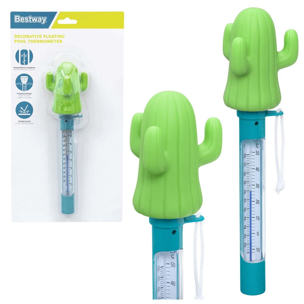 Bestway 58763 Zwembadthermometer voor whirlpools, cactusgroen
