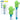 Bestway 58763 Zwembadthermometer voor whirlpools, cactusgroen