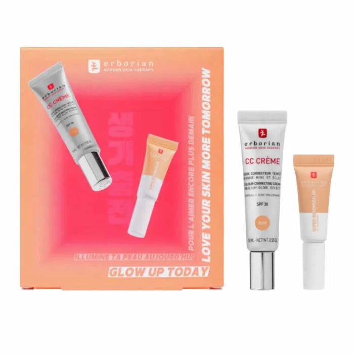 Erborian CC Crème Colour Correcting Cream Spf30 Doré 15ml Set 2 stuks