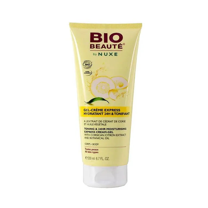 Nuxe Bio Beauté Verkwikkende Express-crème-gel voor 24 uur hydratatie 200 ml