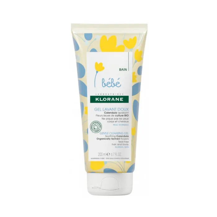 Klorane Bébé Milde Reinigingsgel 200ml
