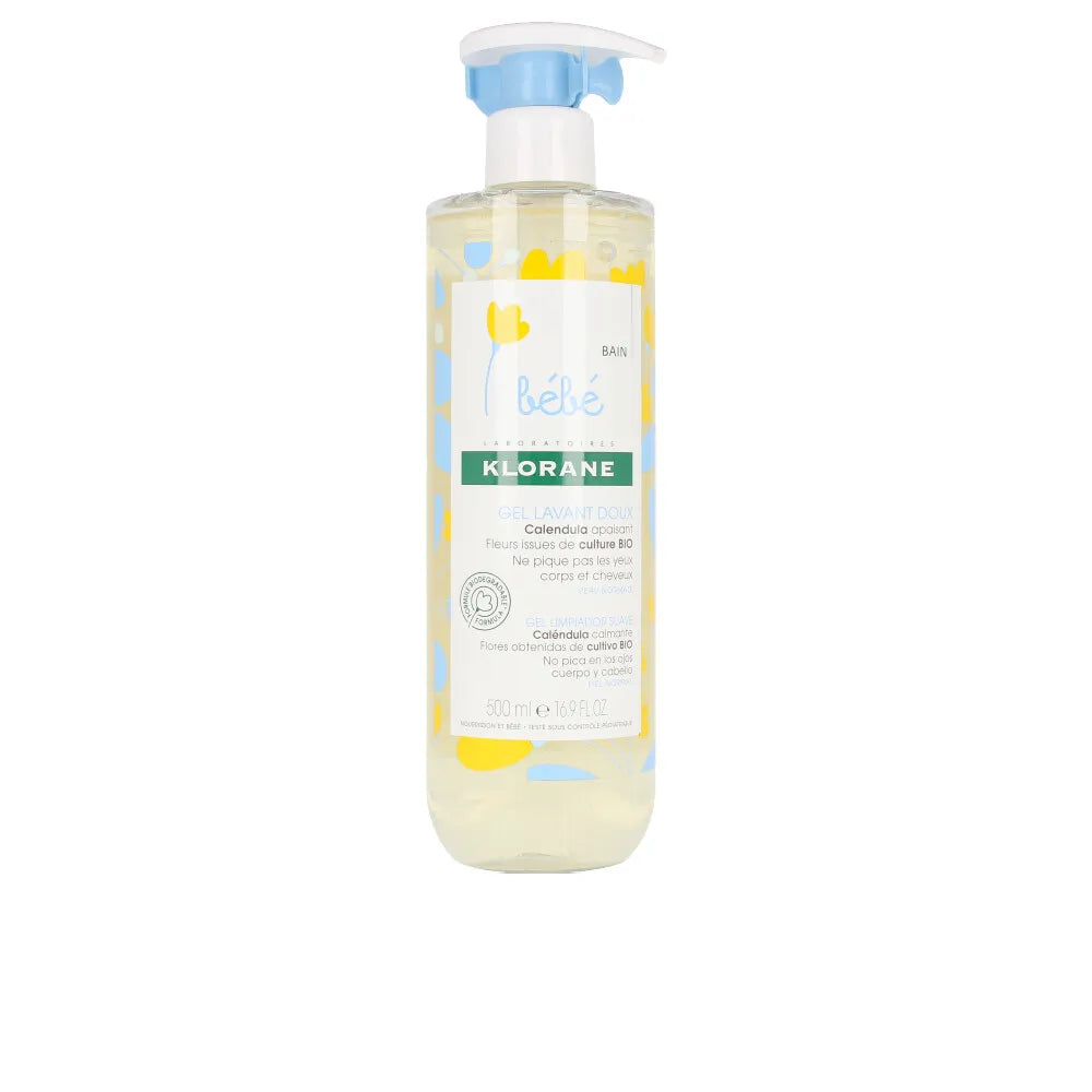 Klorane Bébé Milde Reinigingsgel Verzachtende Goudsbloem 500ml