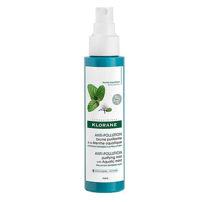 Klorane Anti-Pollution Zuiverende Mist met Watermunt 100ml