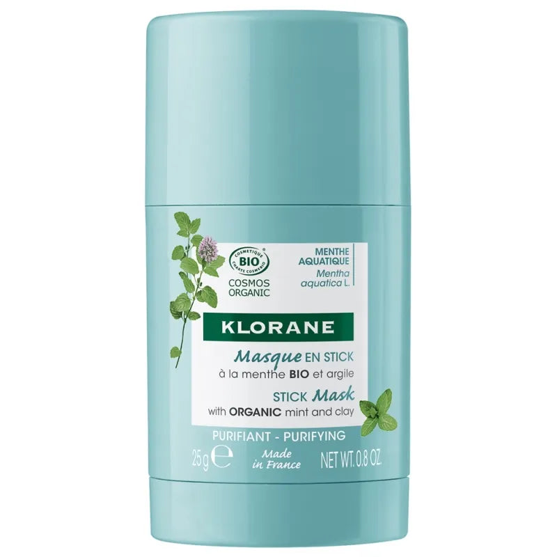 Klorane Aquatic Mint Zuiverend Stickmasker 25g