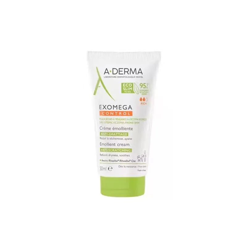 A-Derma Exomega Control Verzachtende Anti-Krab Crème 50ml