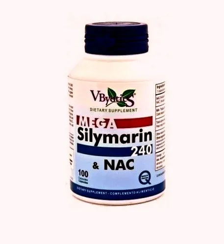 V.byotic Mega Silymarin 240 en Glutathion Radijs Ne 100 Caps