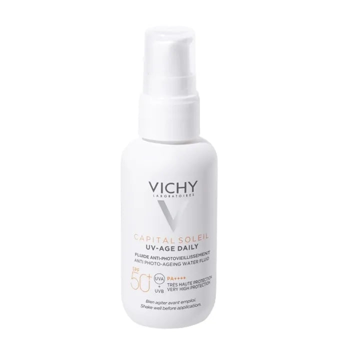 Vichy Capital Soleil UV-Age Daily SPF50+ Water Fluid Anti-veroudering 40ml