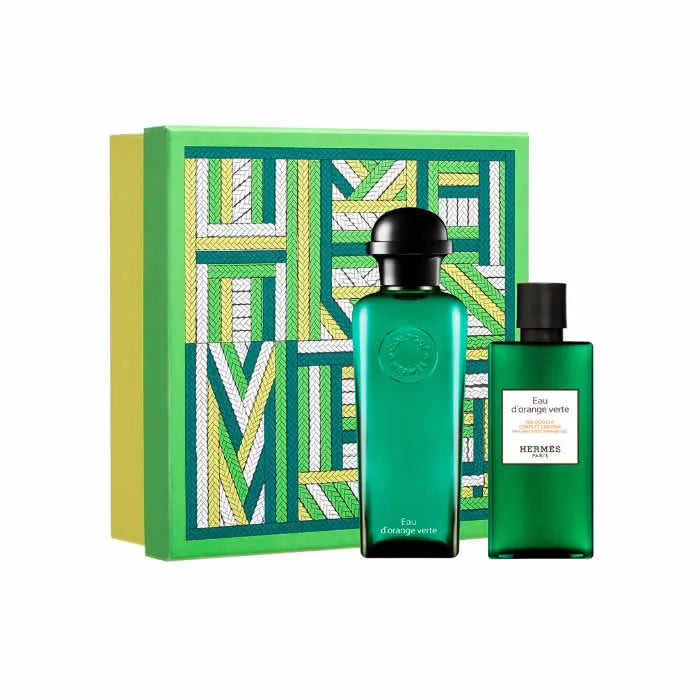 Hermès Eau D'Orange Verte Eau De Cologne Spray 100ml Set 2 artikelen