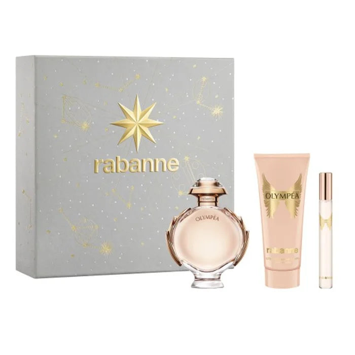 Rabanne Olympéa Eau de Parfum Spray 80ml Set 3 artikelen