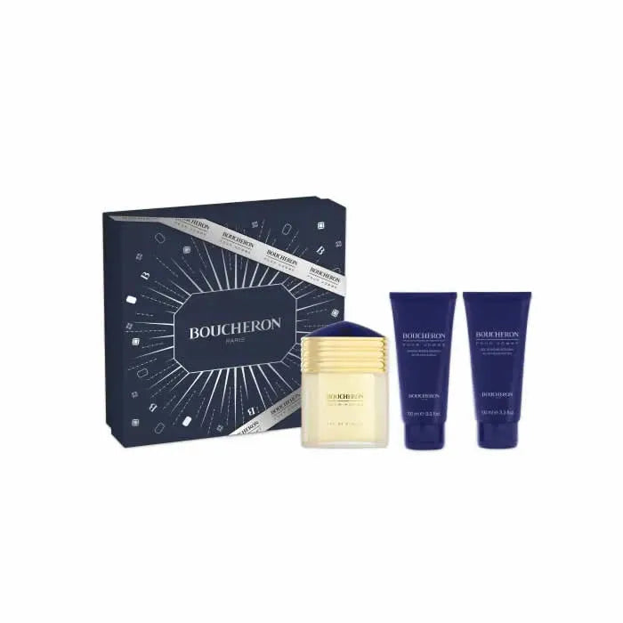 Boucheron Homme Eau de Parfum Spray 100 ml 3-delige set