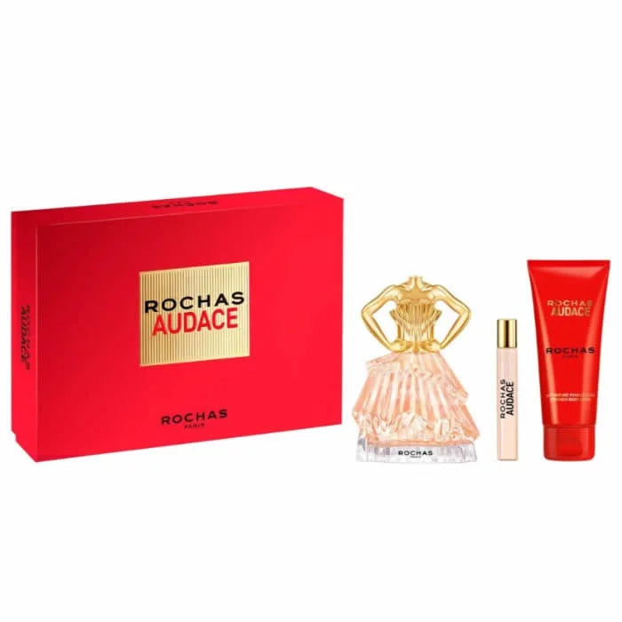 Rochas Audace Eau de Parfum Spray 90ml Set 3 artikelen