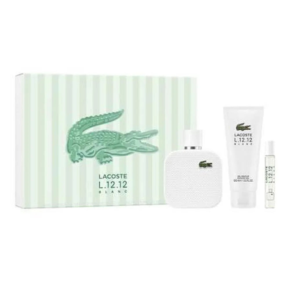 Lacoste Eau L12,12 Blanc Eau De Toilette 100ml Douchegel Miniatuur