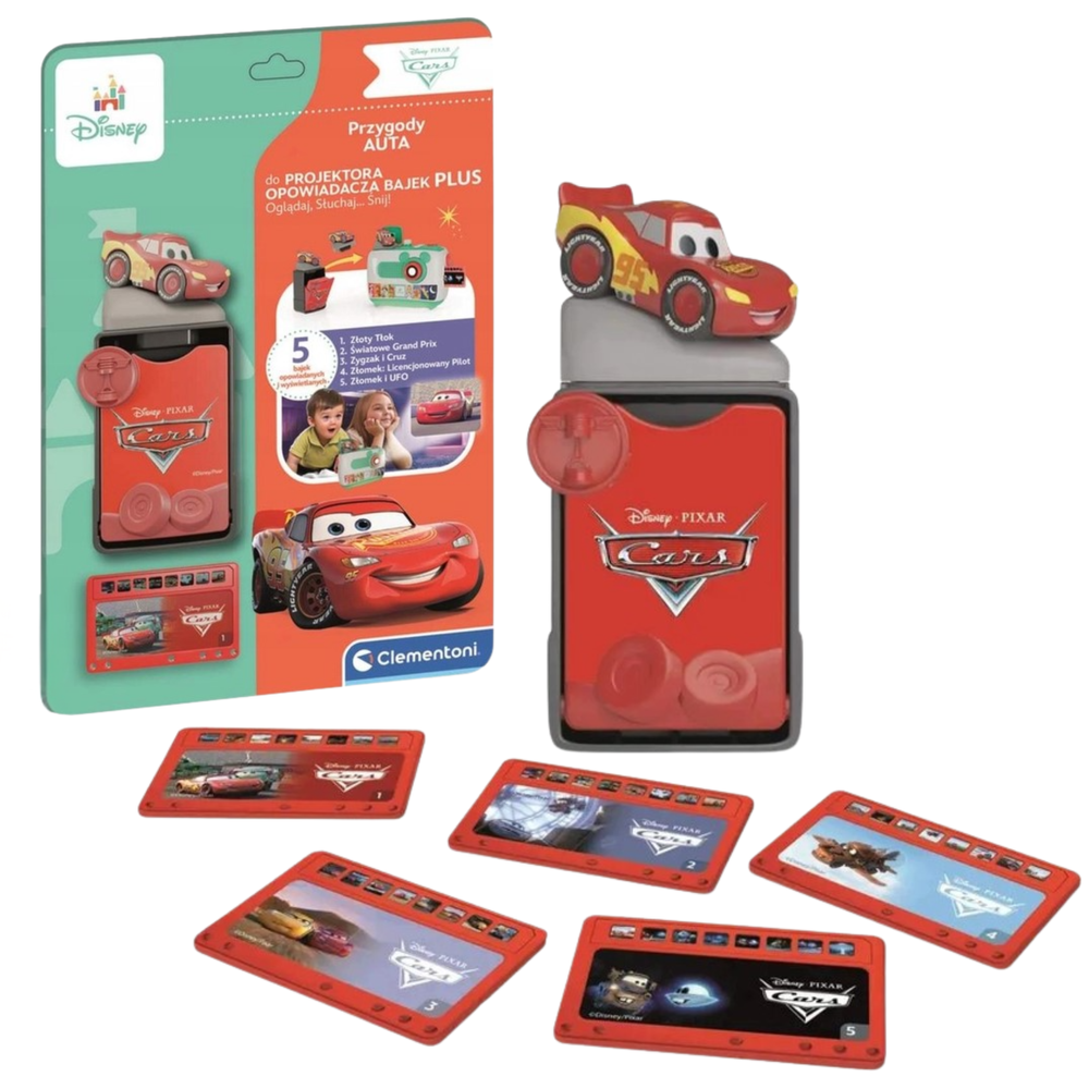 DISNEY PLUS Projectorverhalen – Cars – Poolse taal Clementoni 50460