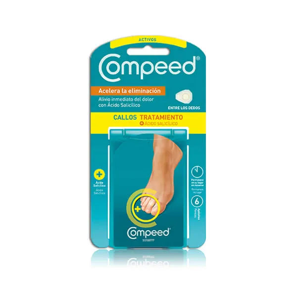 Compeed Likdoornpleisters Tussen de Tenen (Met Salicylzuur) 6 stuks
