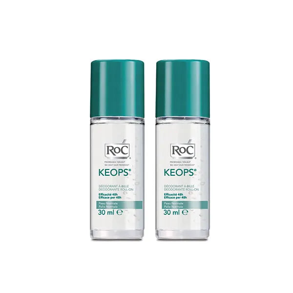 Roc Keops Deodorant Roll-on 2x30ml